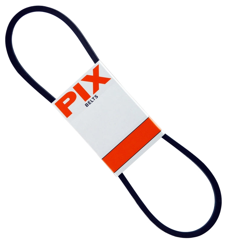 PIX B85/5L880 V-Belt, 21/32 in W, 3/8 in Thick, Black