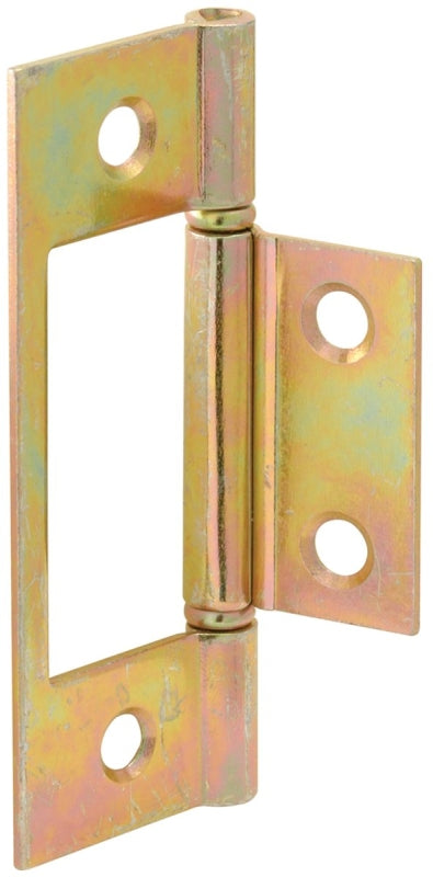 Prime-Line N 6656 Door Hinge, 1-7/16 in H Door Leaf, 3 in H Frame Leaf, 1 in W Frame Leaf, 3-3/4 in L x 3-3/4 in W