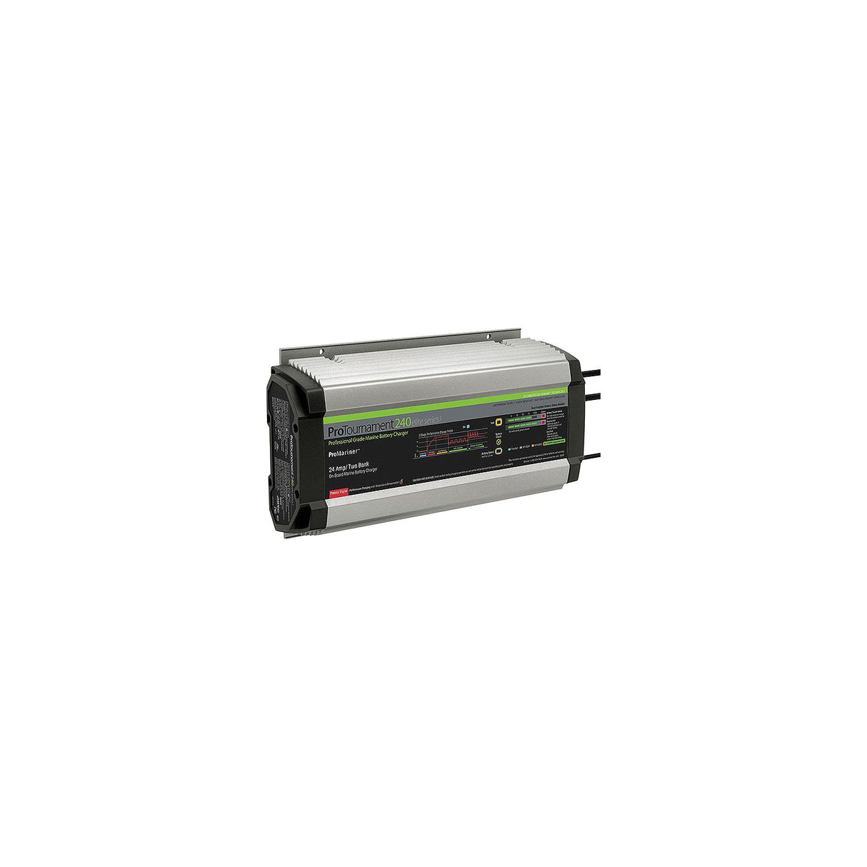 Promariner 53242 ProTournament Elite Series 3 Battery Charger, 2-Banks, 24 Amps