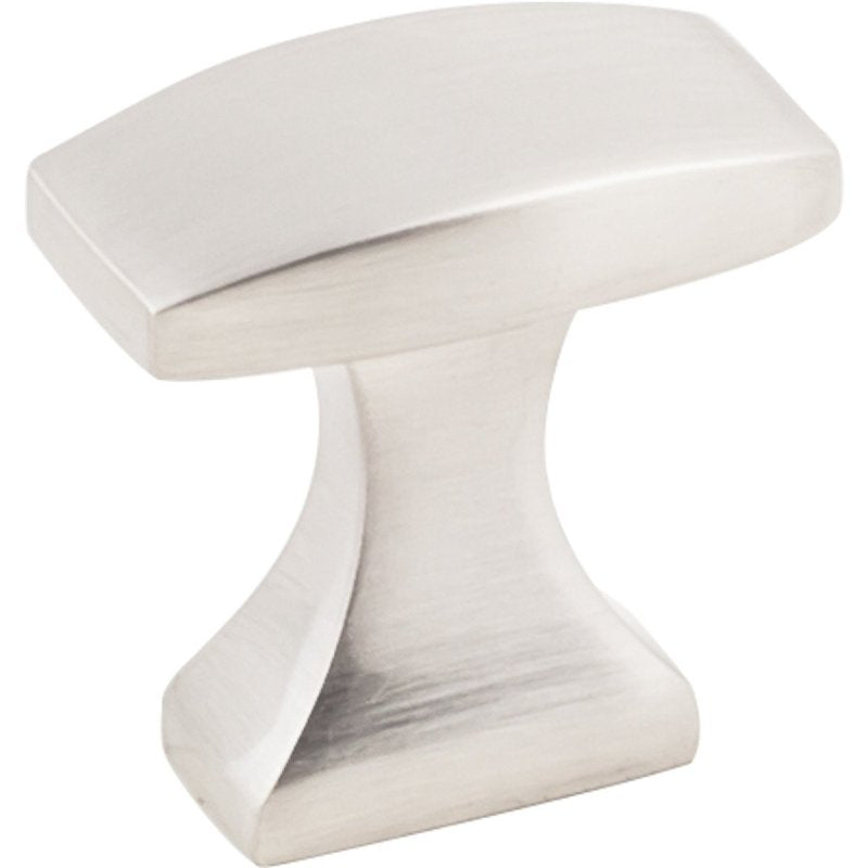 KasaWare K083SN-10 Cabinet Knob, 1-1/8 in Projection, Transitional, 1-1/8 in L, Zinc, Satin Nickel, 10/PK