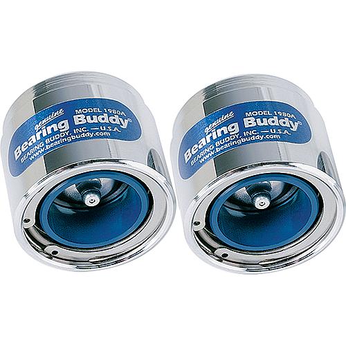 Bearing Buddy Chrome Trailer Wheel Bearing Protector - 2 Pack