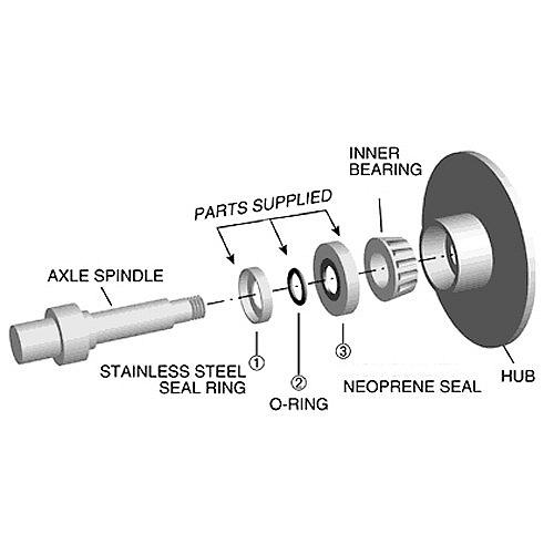 Bearing Buddy Trailer Brakes Spindo Seal - 2 Pack