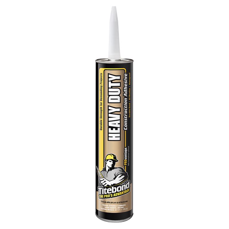 Titebond PROvantage Synthetic Polymer Construction Adhesive 10 oz, Pack of 12