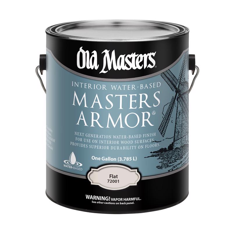 Old Masters Masters Armor Flat Clear Water-Based Floor Finish 1 gal, Pack of 2