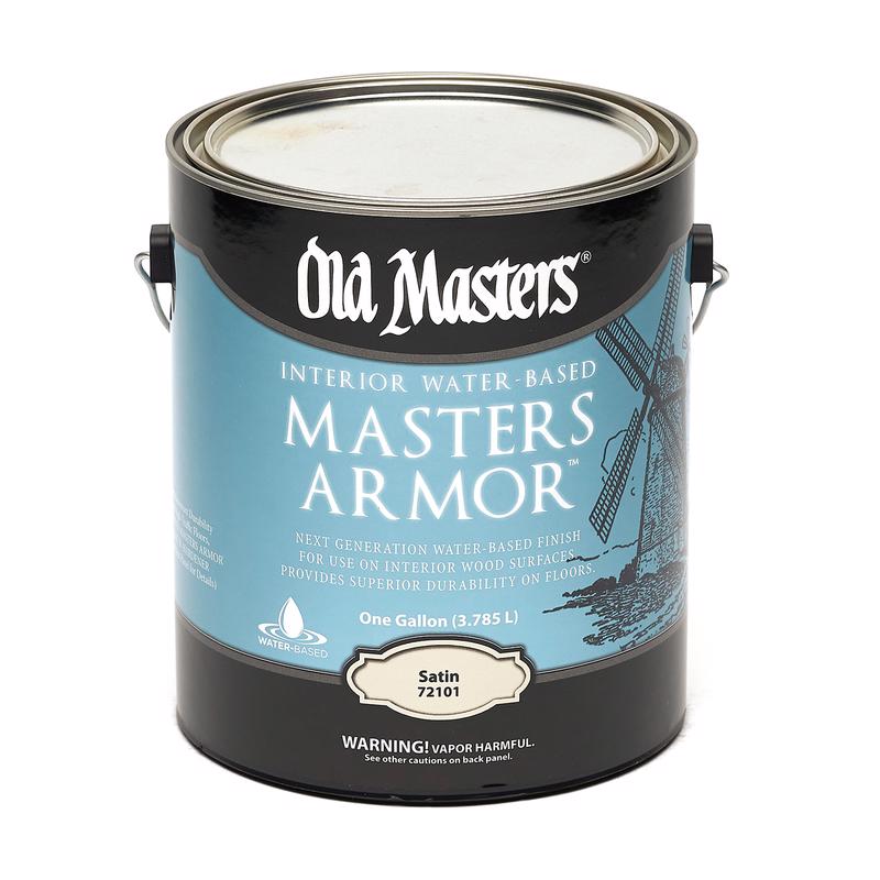 Old Masters Masters Armor Satin Clear Water-Based Floor Finish 1 gal, Pack of 2
