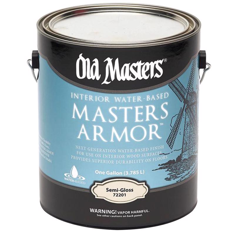 Old Masters Masters Armor Semi-Gloss Clear Water-Based Floor Finish 1 gal, Pack of 2