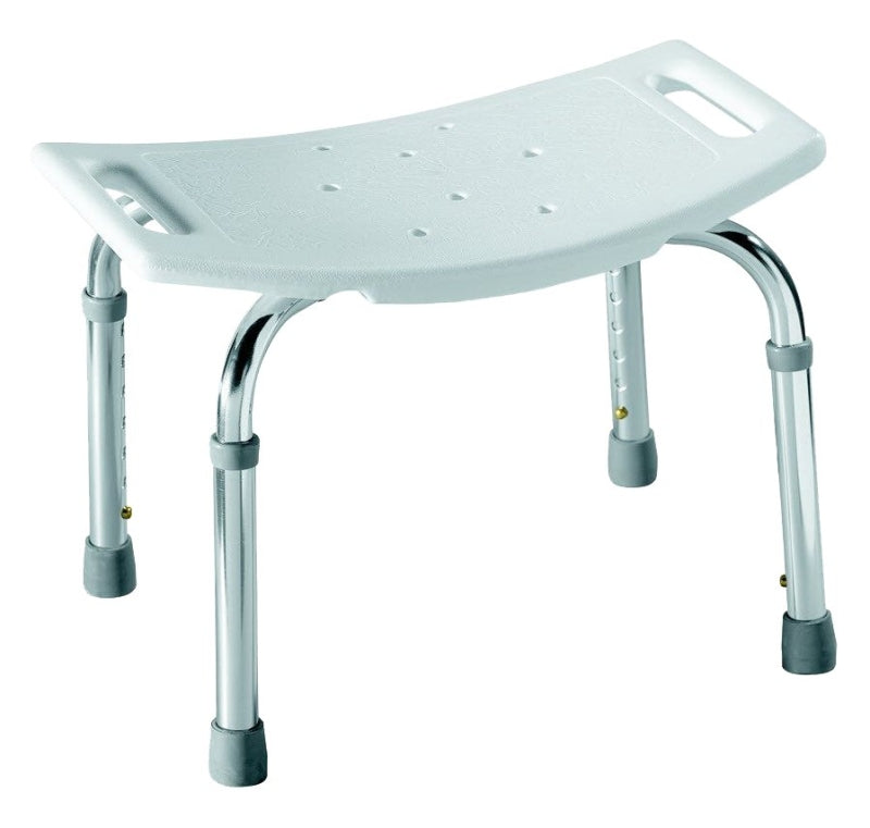 Moen Home Care Series DN7025 Shower Seat, 250 lb, Plastic Seat, Stainless Steel Frame, ADA Compliant