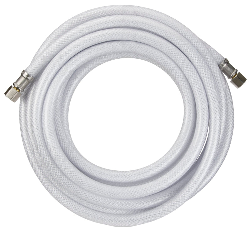 Plumb Pak PP255620 Ice Maker Supply Line, 240 in L, 1/4 in Inlet, Compression Inlet, 1/4 in Outlet, Compression Outlet