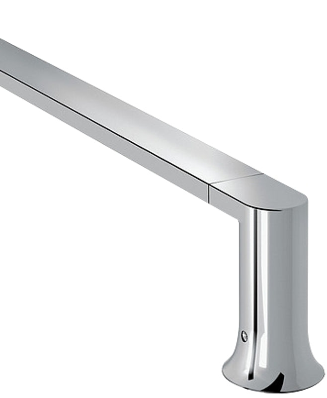 Moen BH3618CH Towel Bar, 18 in L Rod, Zinc, Polished Chrome, Screw, Wall