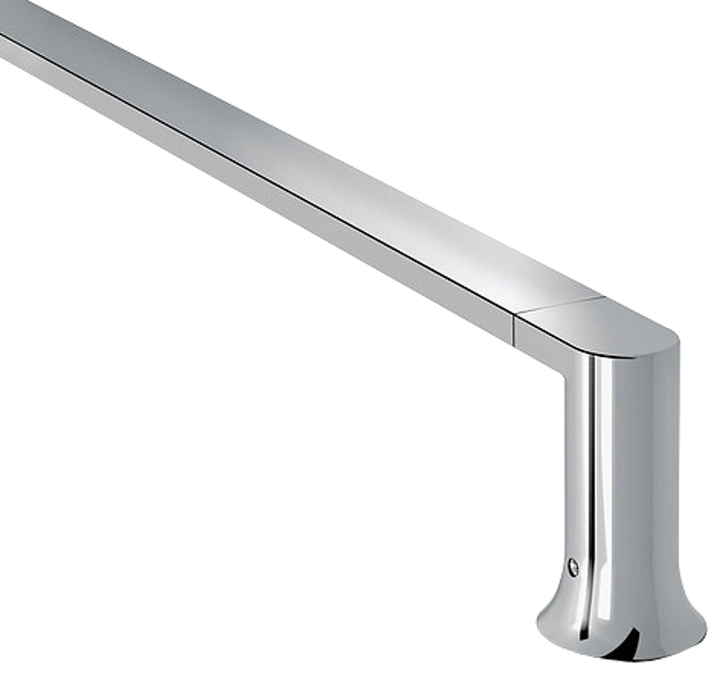 Moen BH3624CH Towel Bar, 24 in L Rod, Zinc, Polished Chrome, Screw, Wall