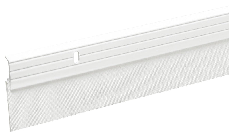 Frost King A79WHA Premium Door Sweep, 36 in L, 2 in W, Aluminum Flange, Rubber Insert