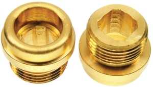 Danco 30019E Faucet Seat, 7/16-24 Thread, Bibb, 13/32 in H, Brass, For: American Standard Faucets