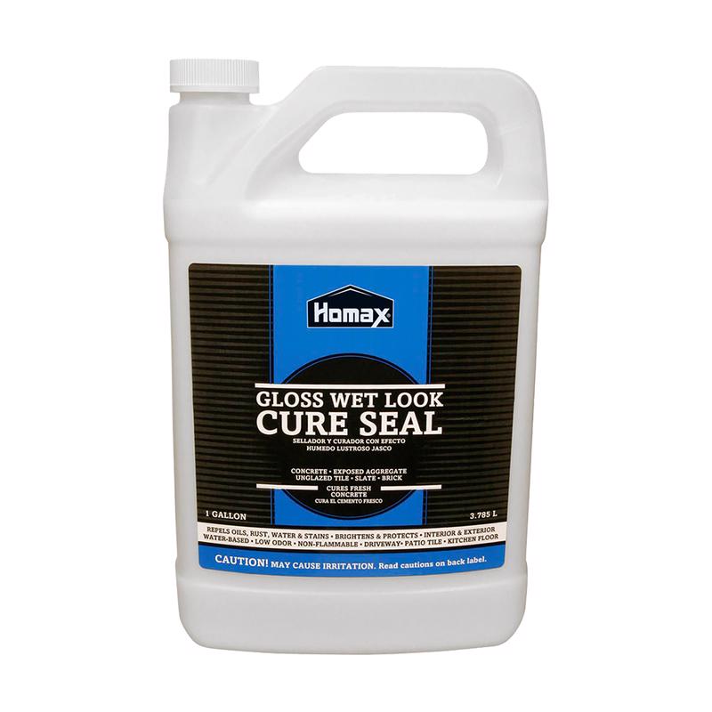 Homax Cure Seal Gloss Clear Water-Based Sealer 1 gal, Pack of 4
