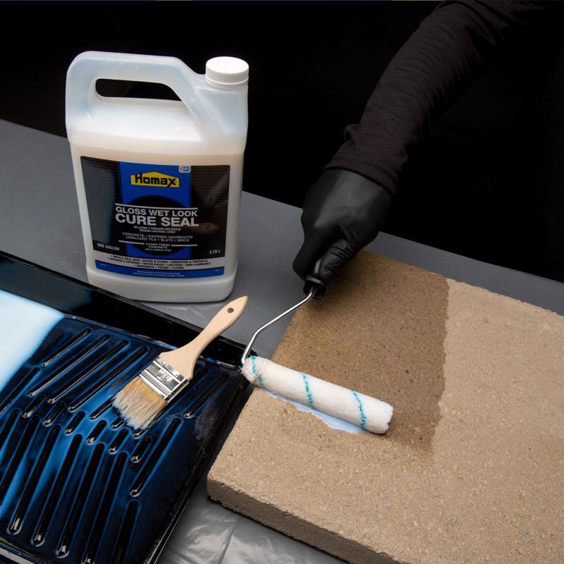 Homax Cure Seal Gloss Clear Water-Based Sealer 1 gal, Pack of 4