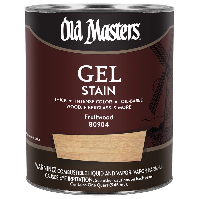 Old Masters Semi-Transparent Fruitwood Oil-Based Alkyd Gel Stain 1 qt