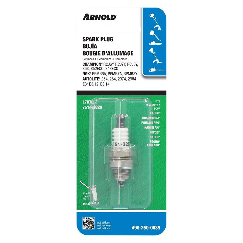 E3 E3.12 Spark Plug, 14 mm Thread, 3/4 in Hex
