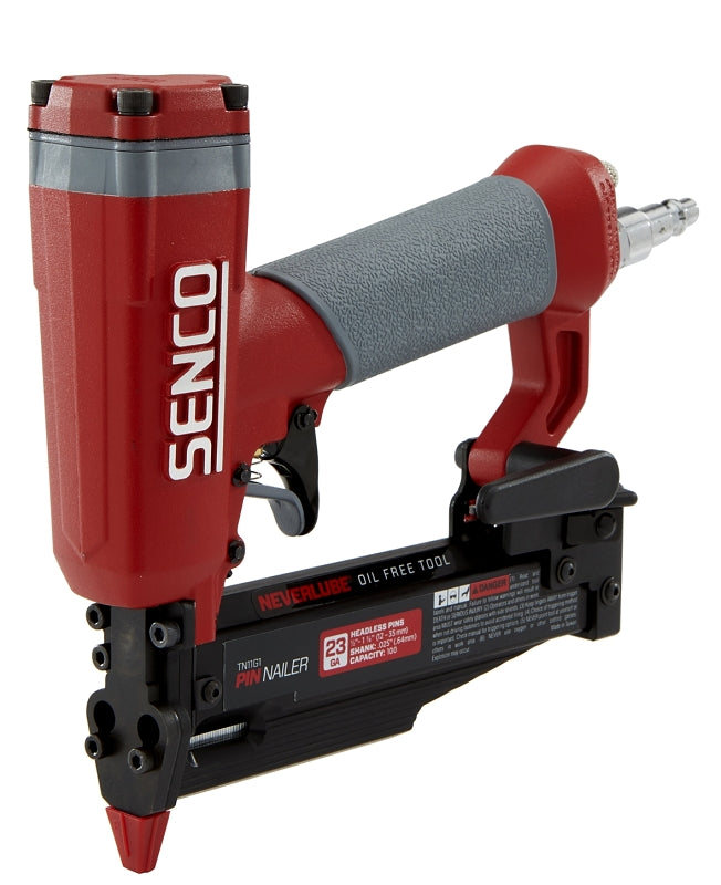 Senco TN11G1 Pin Nailer, 100 Magazine, Strip Collation, 1/2 to 1-3/8 in Fastener, 1.1 scfm Air
