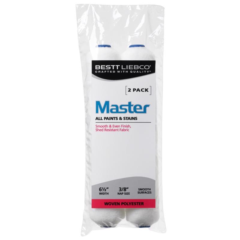 Bestt Liebco Master Woven Polyester 6-1/2 in. W X 3/8 in. Mini Paint Roller Cover 2 pk, Pack of 12