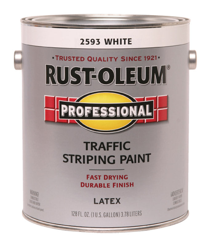 Rust-Oleum Professsional White Traffic Striping Paint 1 gal, Pack of 2