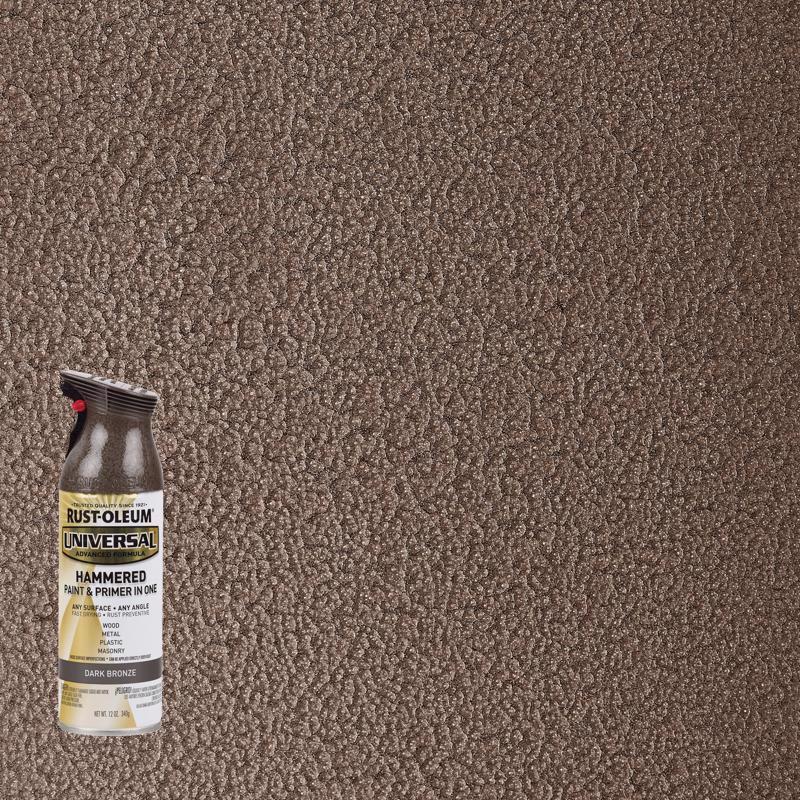 Rust-Oleum Hammered Hammered Dark Bronze Spray Paint 12 oz, Pack of 6