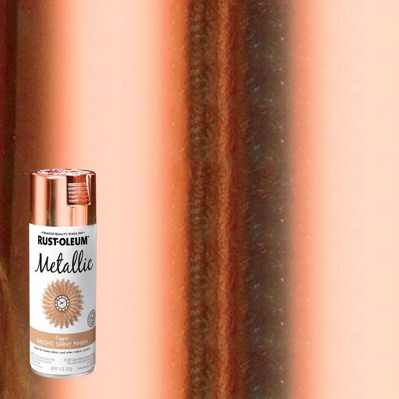 Rust-Oleum Specialty Metallic Copper Spray Paint 11 oz, Pack of 6