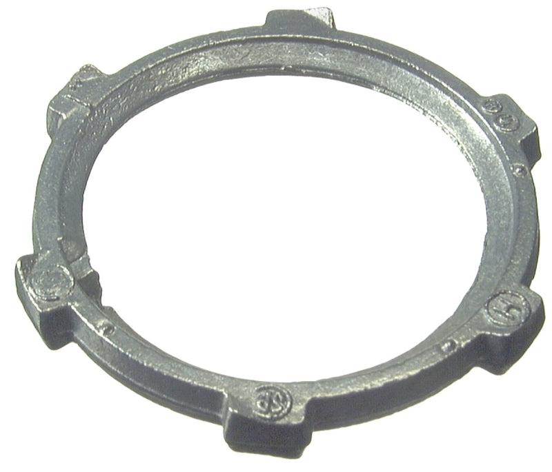 Halex 01925B Rigid Conduit Locknut, 2-1/2 in, Zinc