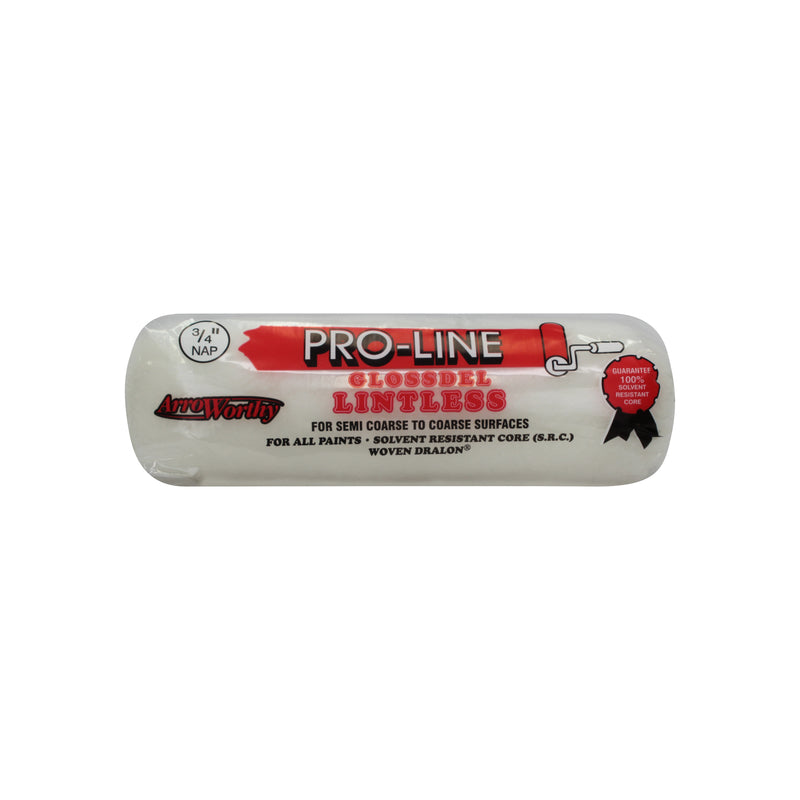 ArroWorthy Pro-Line Woven Dralon Fabric 9 in. W X 3/4 in. Paint Roller Cover 1 pk, Pack of 25