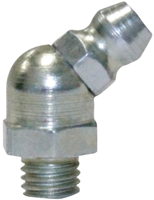 LubriMatic 11-105 45 deg Grease Fitting, 1/4-28, Threaded