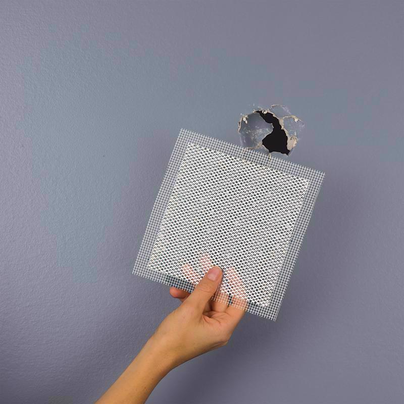 Saint-Gobain ADFORS FibaTape 4 in. L X 4 in. W Fiberglass Reinforced Aluminum White Self Adhesive Wa