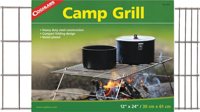 Coghlan's 8775 Camp Grill, Steel, Nickel-Plated