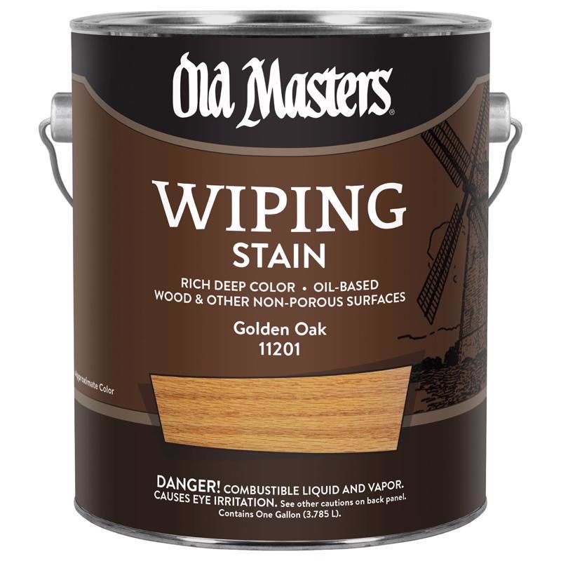 Old Masters Semi-Transparent Golden Oak Oil-Based Wiping Stain 1 gal, Pack of 2