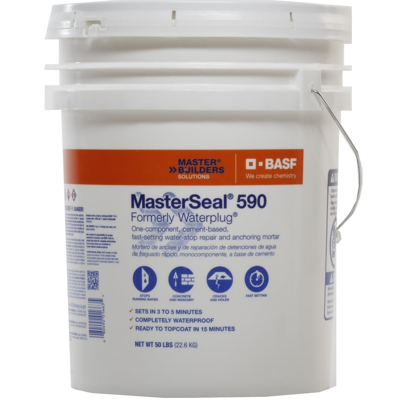 BASF MasterSeal 590 Hydraulic Cement 50 lb Gray