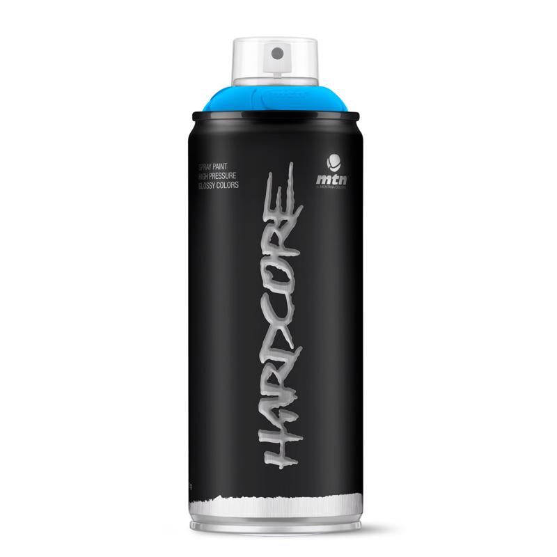 MTN Hardcore Gloss Electric Blue Spray Paint 11 oz, Pack of 6