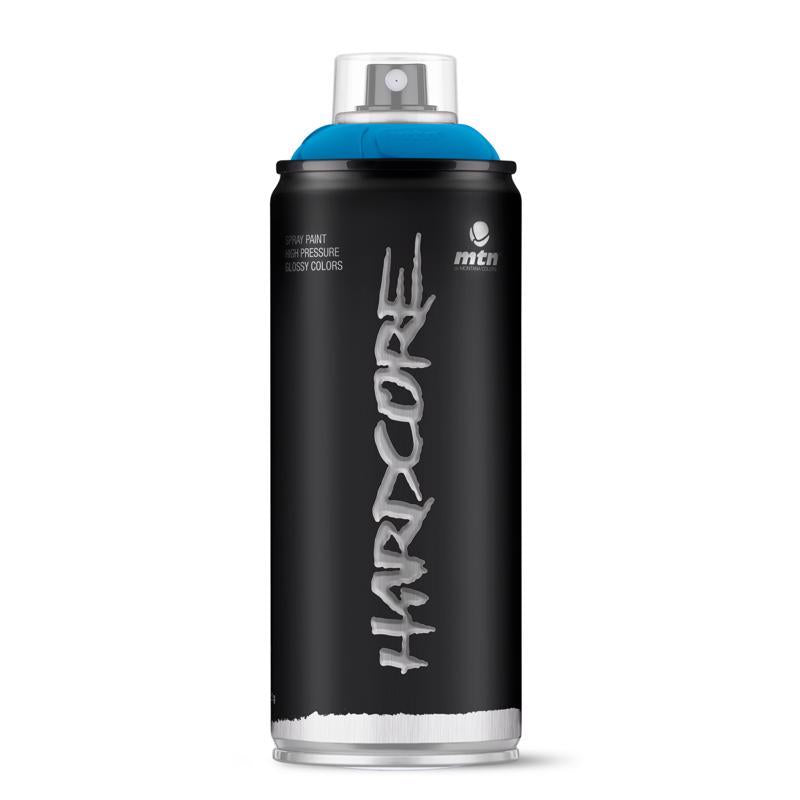 MTN Hardcore Gloss Neptune Blue Spray Paint 11 oz, Pack of 6