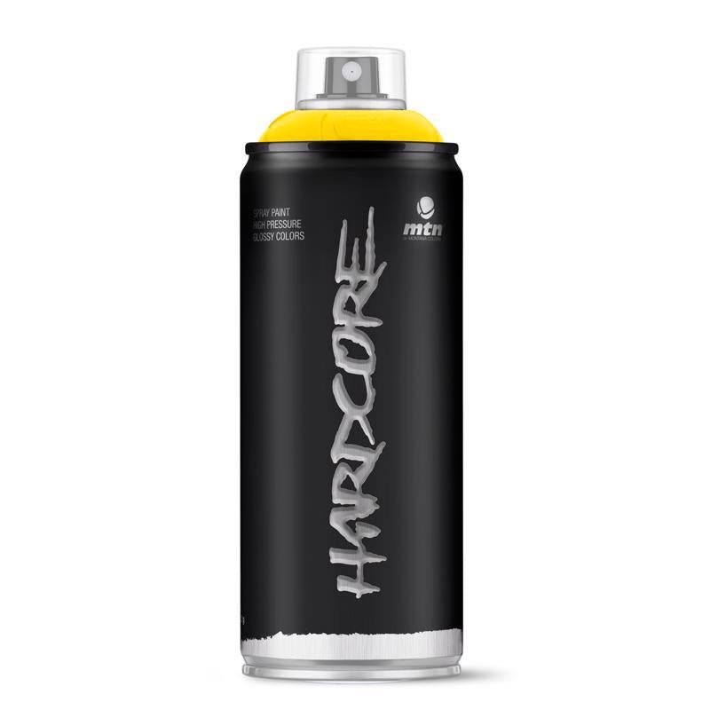 MTN Hardcore Gloss Light Yellow Spray Paint 11 oz, Pack of 6