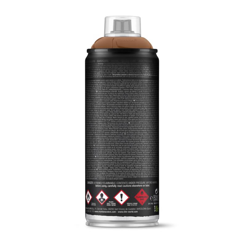 MTN Hardcore Gloss Toasted Brown Spray Paint 13.5 oz, Pack of 6