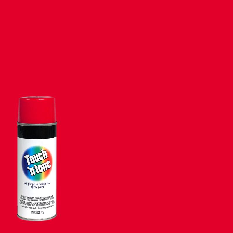 Rust-Oleum Touch n Tone Gloss Cherry Red Spray Paint 10 oz, Pack of 6