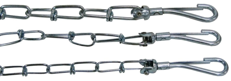 Guardian Gear 27220 Pet Tie-Out Chain with Swivel Snap, Twist Link, 20 ft L Belt/Cable, Steel