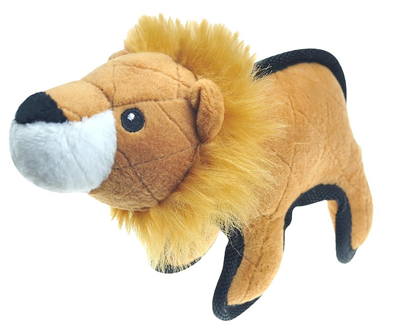Pet Park Blvd US2021 14 13 Dog Toy, Small, Chew, Tuffimals Lion