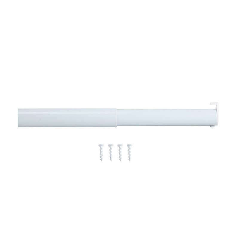 ProSource 21014PHX-PS Adjustable Closet Rod, 48 to 72 in L, Steel