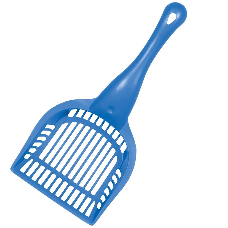 Aloe Care A04987 Litter Scoop, Plastic, Blue, Polished