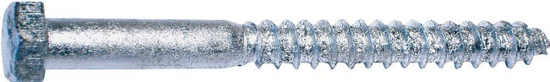 Midwest Fastener 05594 Lag Screw, 1/2 in Thread, 3 in OAL, 2 Grade, Galvanized