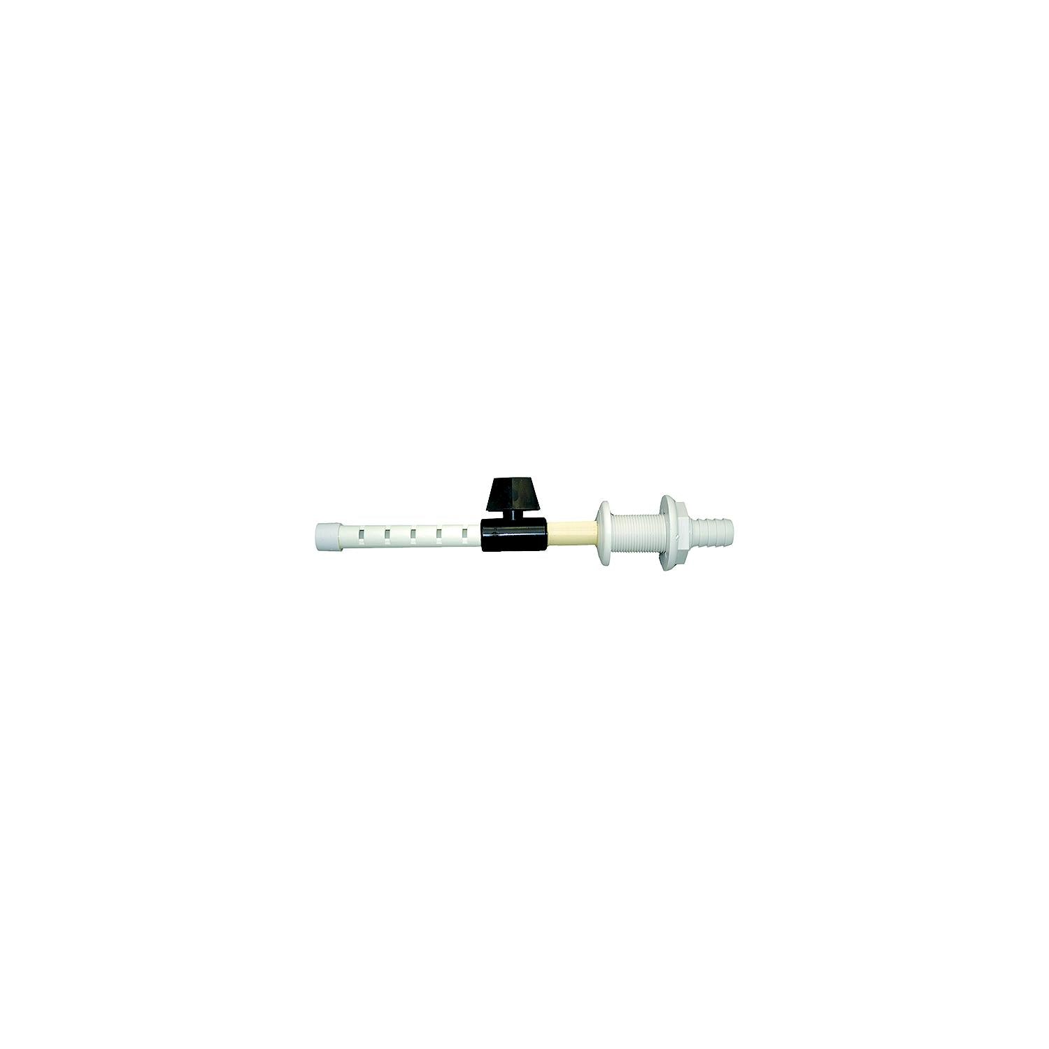 Johnson Pumps 90511 Testa Aeratore Per Barche - 9,3 Cm - Through-Hull In Plastica Anti-corrosione Con Valvola Inclusa - 4