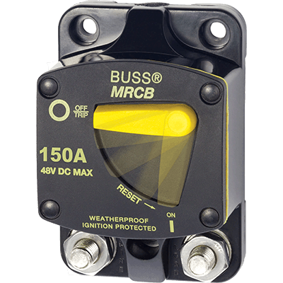 Blue Sea Systems 7148 187 Series DC Circuit Breaker - Surface Mount, 150 Amps
