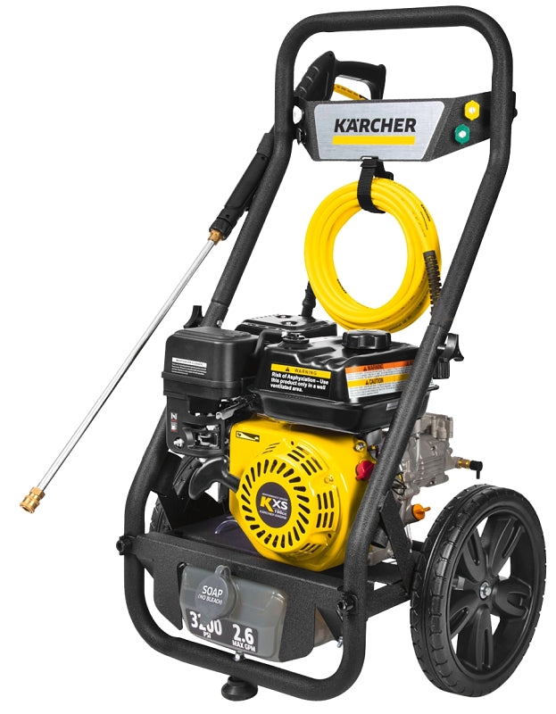 Karcher 1.107-418.0 Pressure Washer, Gas, Karcher KXS Engine, 196 cc Engine Displacement, 3200 psi Operating