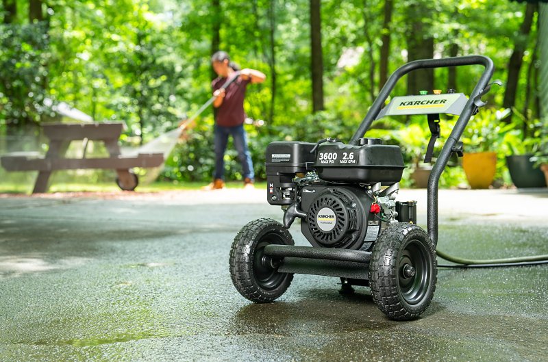 Karcher 1.107-535.0 Gas Pressure Washer, Unleaded Gasoline, 5.9 hp, 212 cc Engine Displacement, 3600 psi Operating