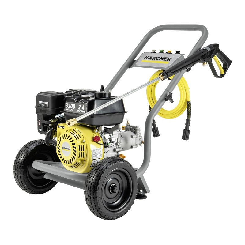 Karcher 1.107-533.0 Gas Pressure Washer, Unleaded Gasoline, 5.5 hp, 196 cc Engine Displacement, 3200 psi Operating