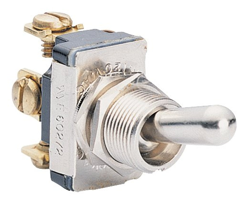 Calterm 41710 Switch, 15 A, 12 VDC, Screw Terminal, Metal Housing Material, Silver