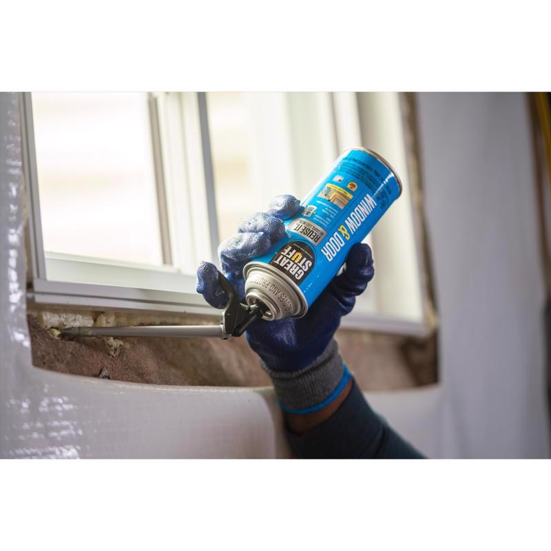 Great Stuff Smart Dispenser Yellow Polyurethane Insulating Foam Sealant 12 oz, Pack of 12