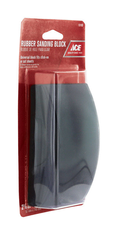 Ace 2-1/2 in. W X 4-3/4 in. L Assorted Rubber Grit Sanding Block, Pack of 6